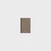 Vertical Card Holder in Grained Calfskin