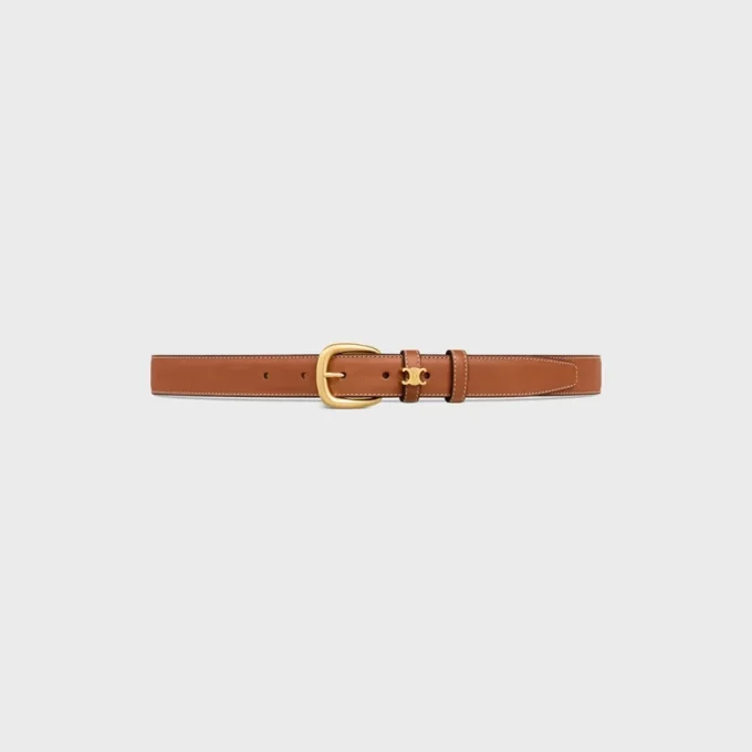 Vivienne Belt 25Mm in Natural Calfskin