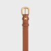 Vivienne Belt 25Mm in Natural Calfskin