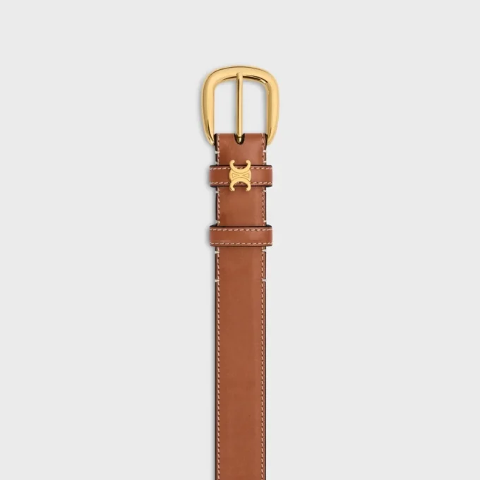 Vivienne Belt 25Mm in Natural Calfskin