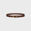 Vivienne Belt 25Mm in Taurillon Leather