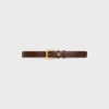 Vivienne Belt 25Mm in Taurillon Leather