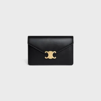 Wallet on Chain Margo in Shiny Calfskin Wallet on Chain Margo in Shiny Calfskin