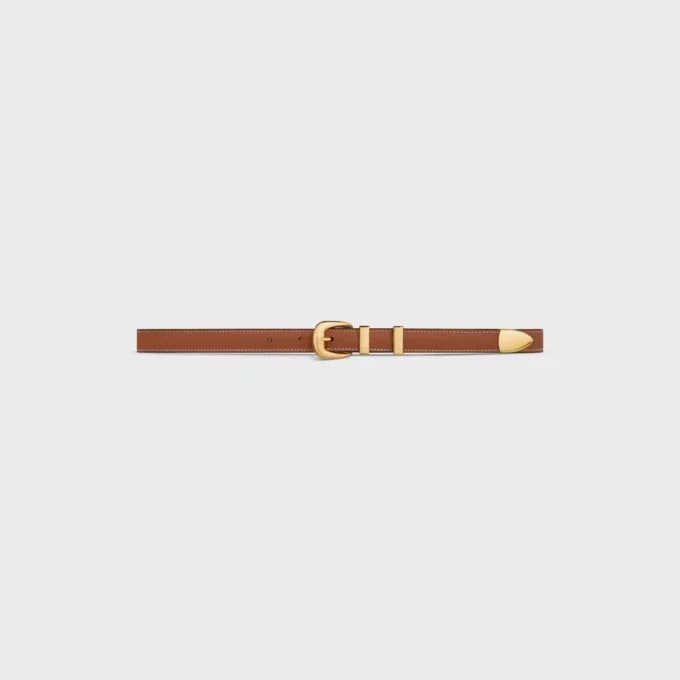 Western Belt 18Mm in Natural Calfskin