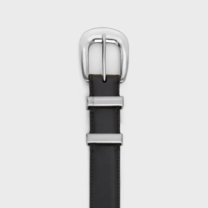 Western Belt 25Mm  in Taurillon Leather