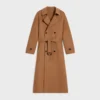 Wrapped Coat in Double-Face Wool Cashmere