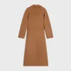 Wrapped Coat in Double-Face Wool Cashmere