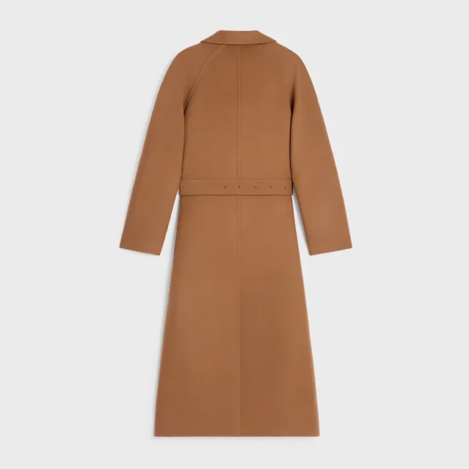 Wrapped Coat in Double-Face Wool Cashmere