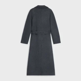 Wrapped Coat in Double-Face Wool Cashmere