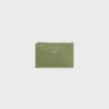 Zipped Card Holder in Grained Calfskin