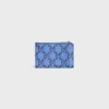 Zipped Card Holder in Triomphe Canvas and Lambskin